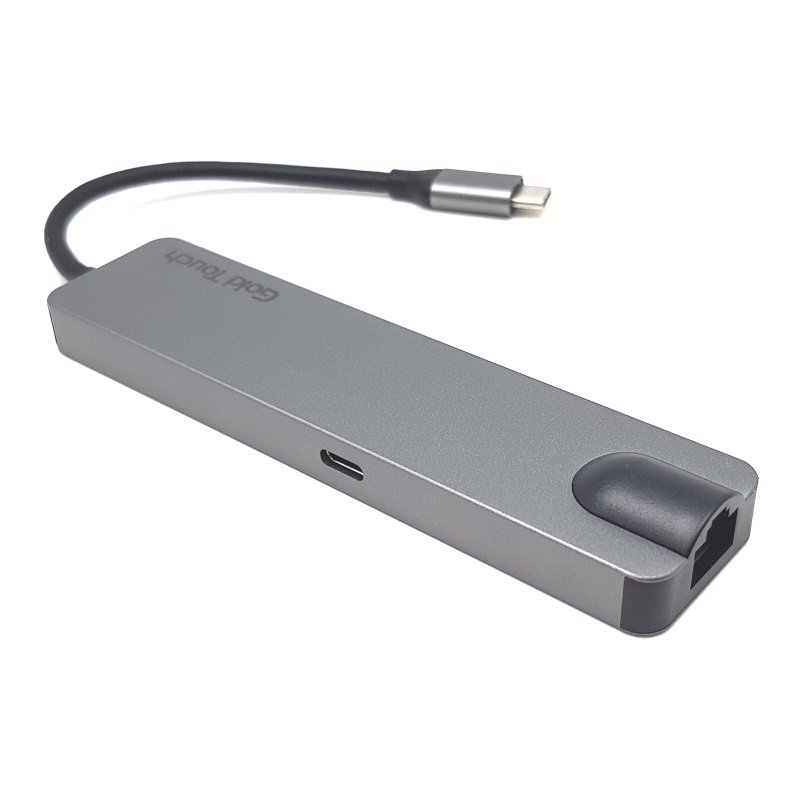Gold Touch SU-C06 USB-C Multiport Docking Station 4K HDMI RJ45 LAN Hub Adapter
