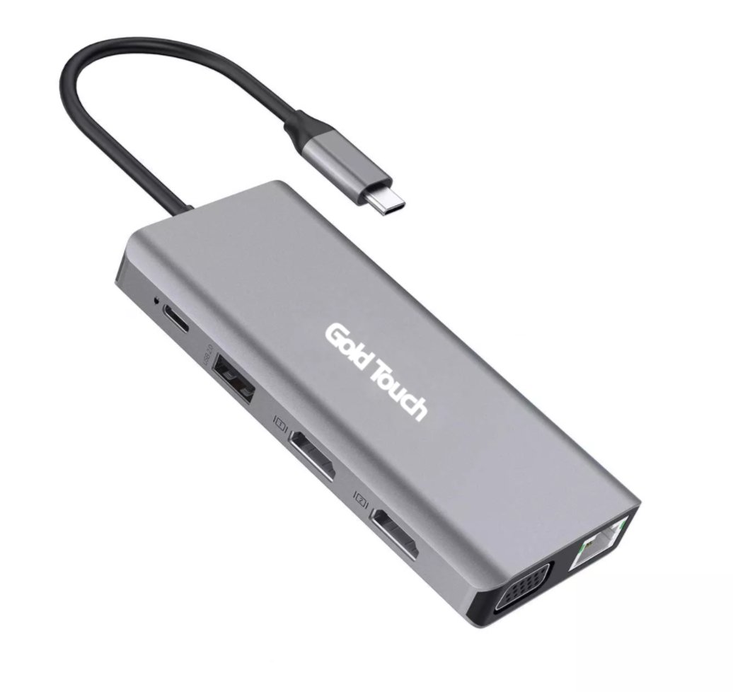 Gold Touch SU-C20 USB-C Premium Docking Station Triple Display 4K HDMI VGA Hub