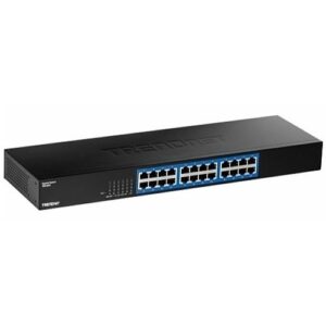 TRENDnet TEG-S25 24-Port Gigabit Switch Unmanaged Metal 1U Rackmount 48Gbps Hub