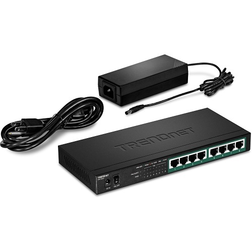 TRENDnet TPE-TG83 8-Port Gigabit PoE+ Switch 65W Unmanaged Metal Desktop - Image 3