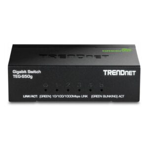 TRENDnet TEG-S50g 5-Port Gigabit GREENnet Unmanaged Metal Desktop Network Switch