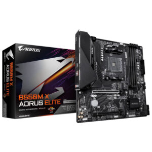 Gigabyte B550M AORUS ELITE AX AM4 Micro ATX Motherboard AMD Ryzen Wi-Fi