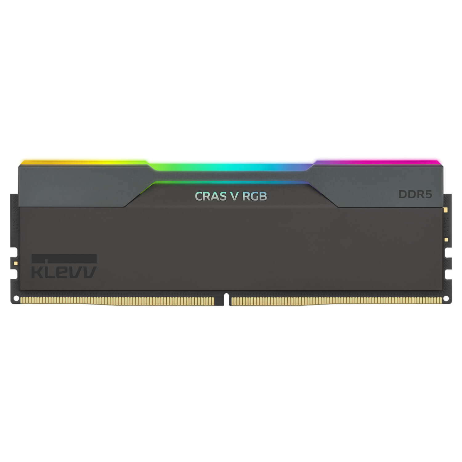 Klevv Cras V RGB DDR5 64GB (2x32GB) 6400MHz CL32 Gaming Desktop RAM Black Kit - Image 2