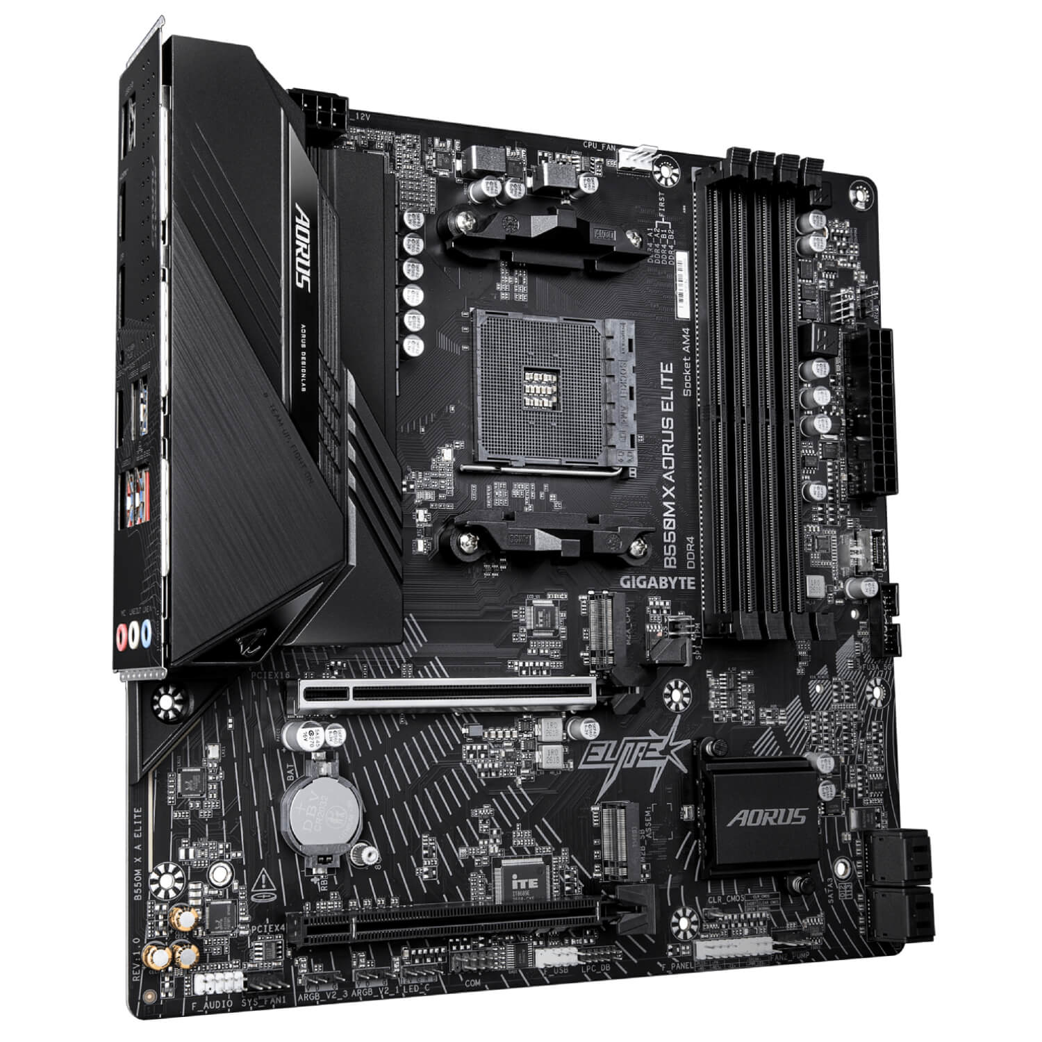 Gigabyte B550M AORUS ELITE AX AM4 Micro ATX Motherboard AMD Ryzen Wi-Fi