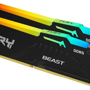 Kingston Fury Beast RGB 32GB 2X16 DDR5 6000MHz CL30 AMD EXPO RAM KF560C30BBEAK2-32