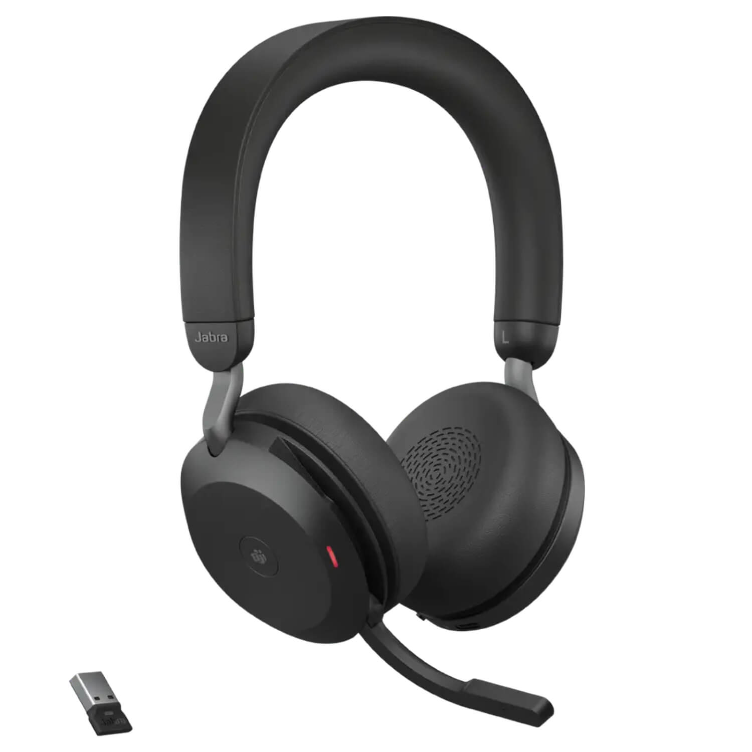 Jabra Evolve2 75 USB-C MS Stereo Wireless Bluetooth ANC Headset Black 27599-999-899 - Image 4