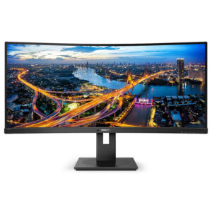 Philips 34" Ultrawide Monitor 1500R Curved VA UWQHD 100Hz Hub Display 345B1C-00