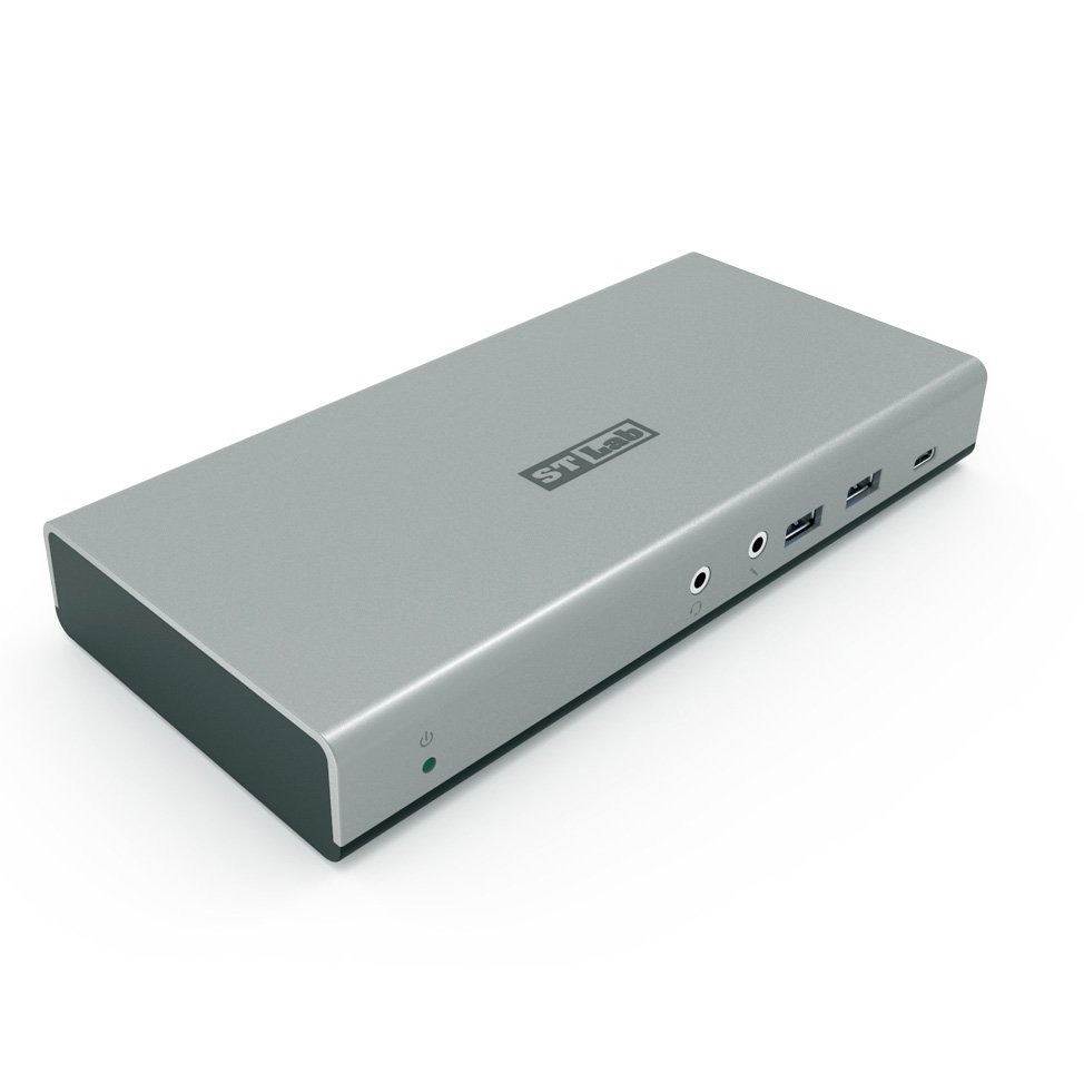 ST-LAB U-2450 USB 10G Universal Dual Display Docking Station HDMI DVI Hub Splitter