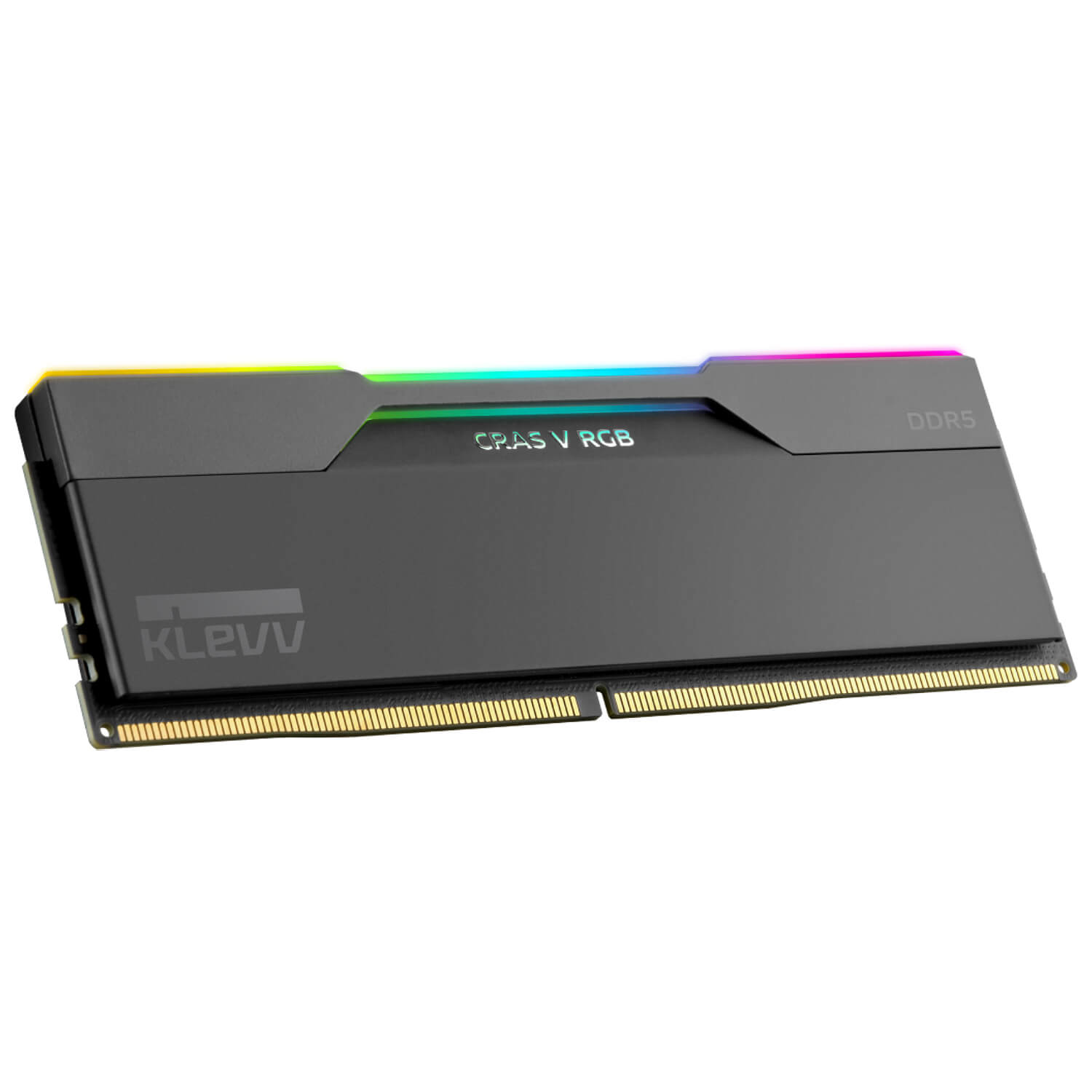 Klevv Cras V RGB DDR5 64GB (2x32GB) 6400MHz CL32 Gaming Desktop RAM Black Kit - Image 4