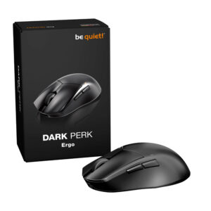be quiet! DARK PERK ERGO Black Wireless Mouse Tri-Mode Right-Hand BM007 PC